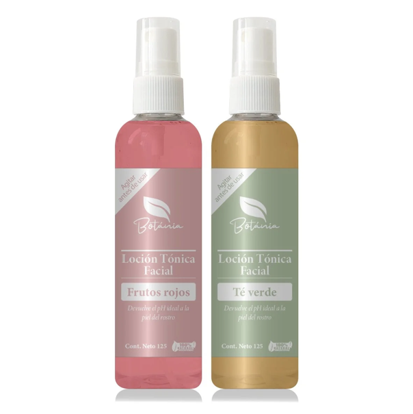Duo (2) Tónicos Faciales- frutos rojos y té verde