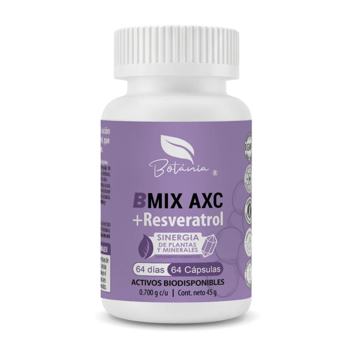 &nbsp;Microdosis BMIX Fórmula AXC+ RESVERATROL-Cápsulas&nbsp;